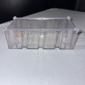 Clear Acrylic Divider Organizer Tray - Transparent